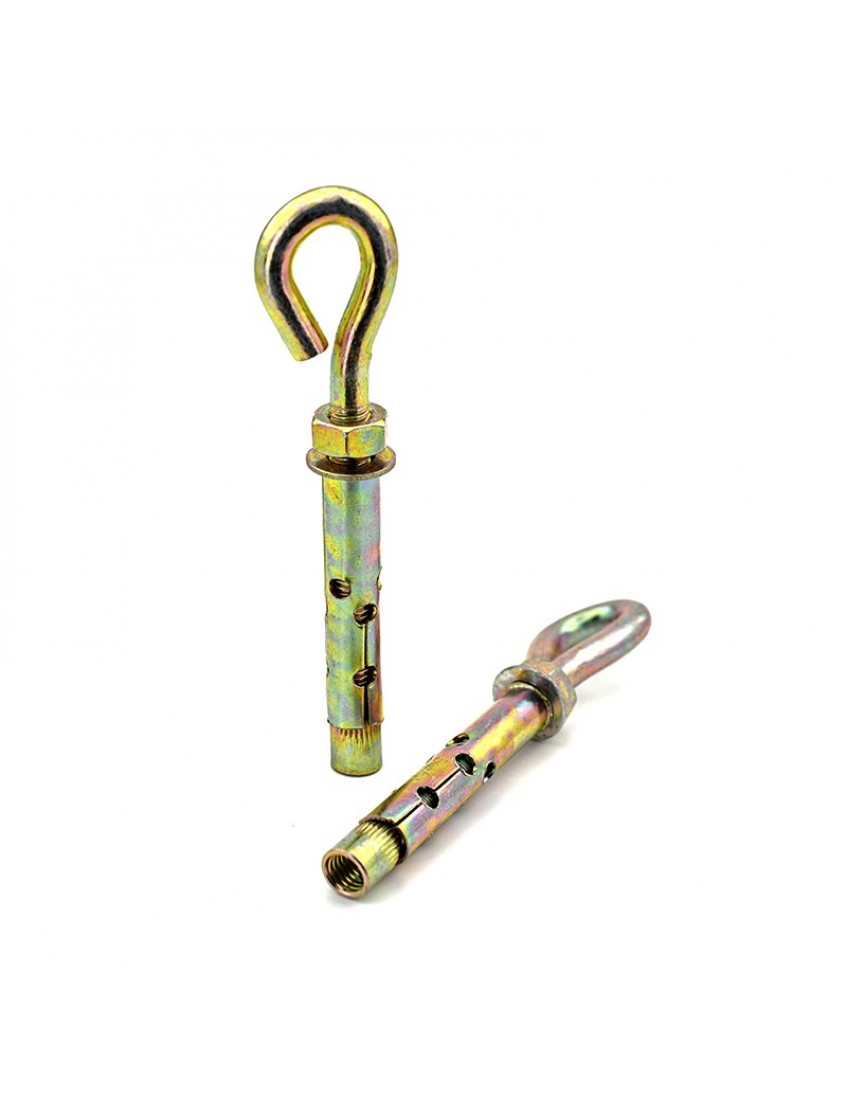 Kapalı Kancalı Dübel Galvanizli Çelik | Beton Ankraj Kanca Bağlama Elemanı GVN-A-407